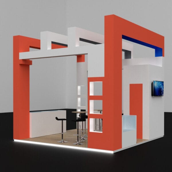 Stands Tipo Isla con esquinero