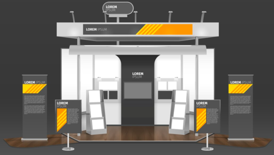 Stands según ubicación en eventos